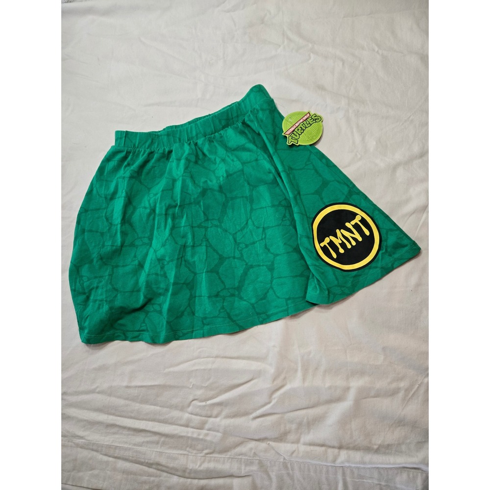Teenage Mutant Ninja Turtles TMNT Green Turtle Shell Skirt Nickelodeon Large NWT
